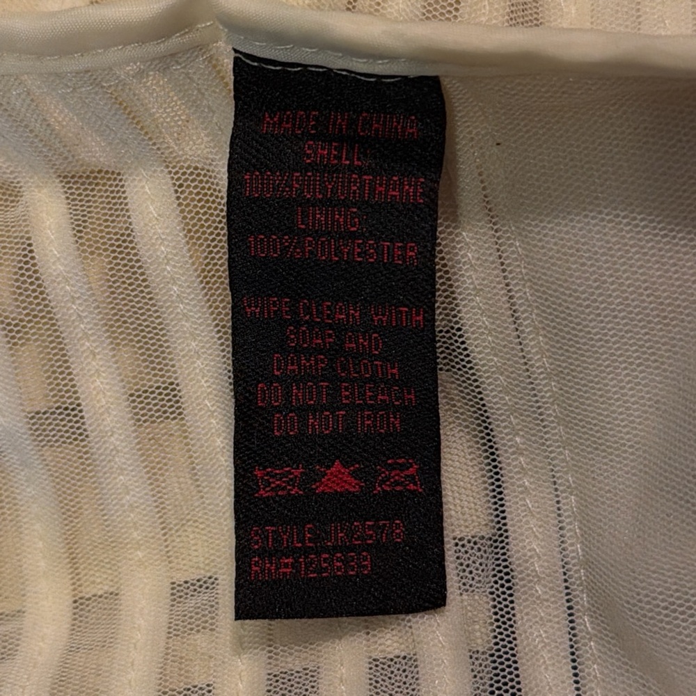 Yoki Women's Cream Cut-Out Bomber Jacket - Picture 4 of 4